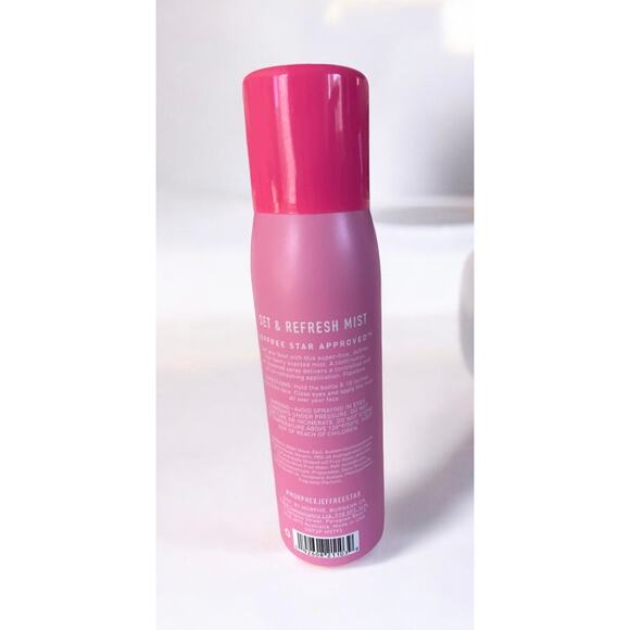 NEW Pink Morphe x Jeffree Star Set & Refresh Mist Star Berry Scent 2.8 oz - Picture 3 of 3